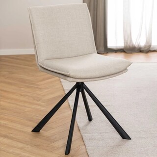 Eetkamerstoel, Actona, Flynn dining chair, Seat beige basel 24